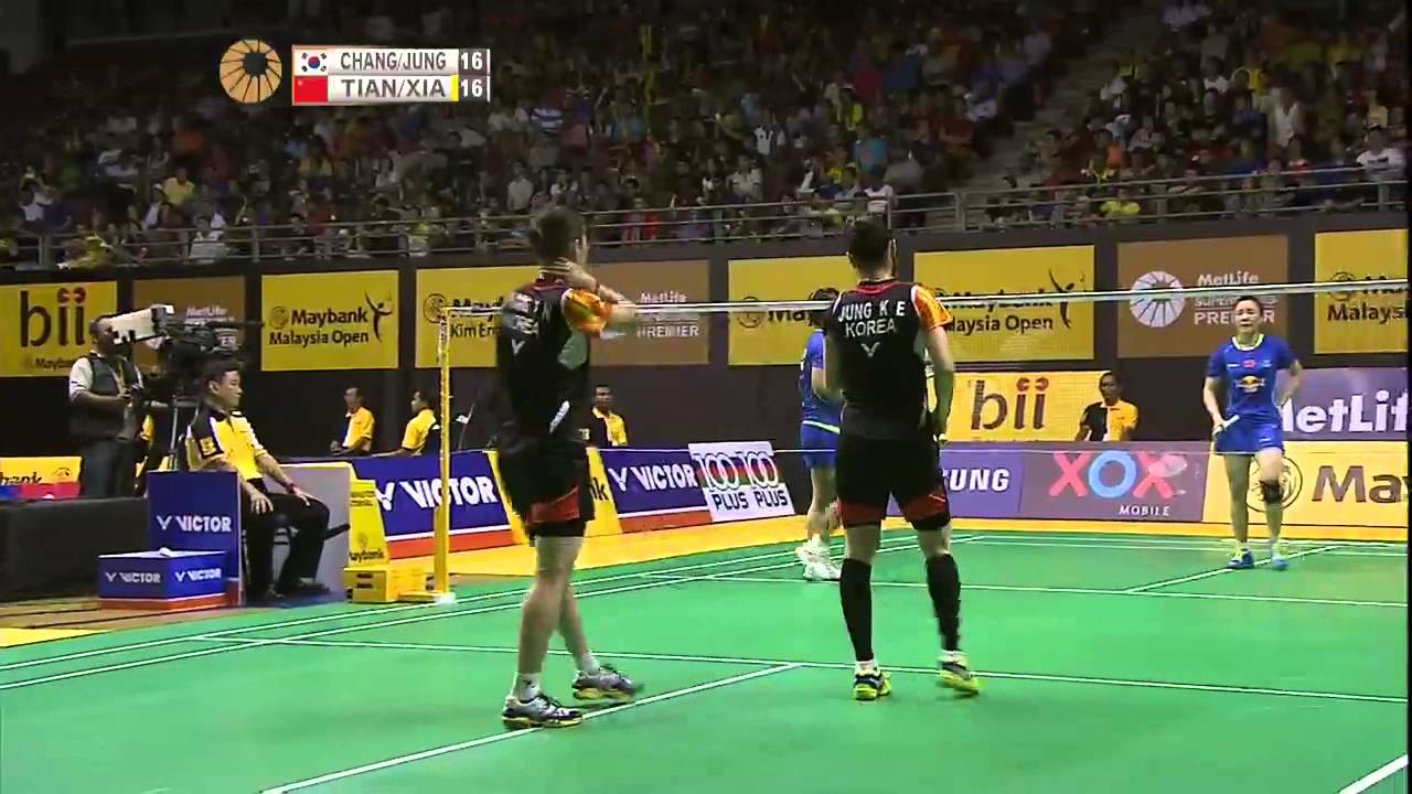 Chang Ye Na/Jung Kyung Eun vs Xia Huan/Tian Qing | WD SF Match 4 - Maybank Malaysia Open 2015