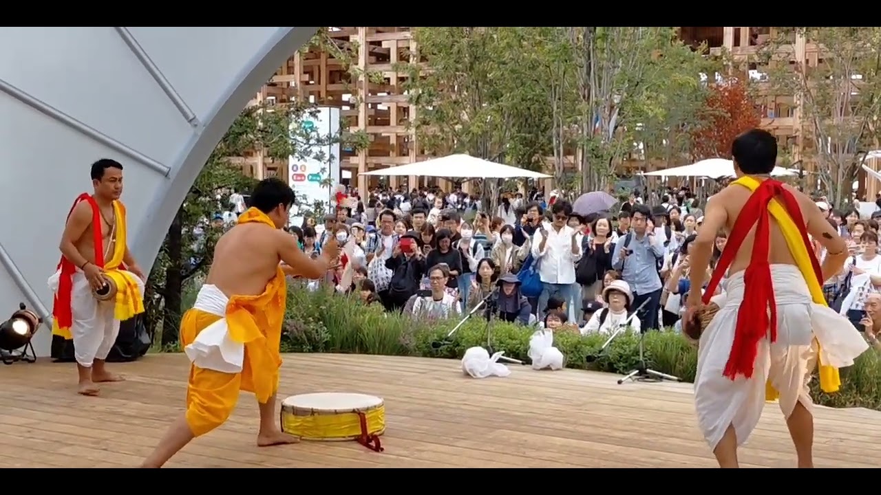 Dhol cholom by T.Nanaotomba singh. At Japan osaka. World Expo 2025.