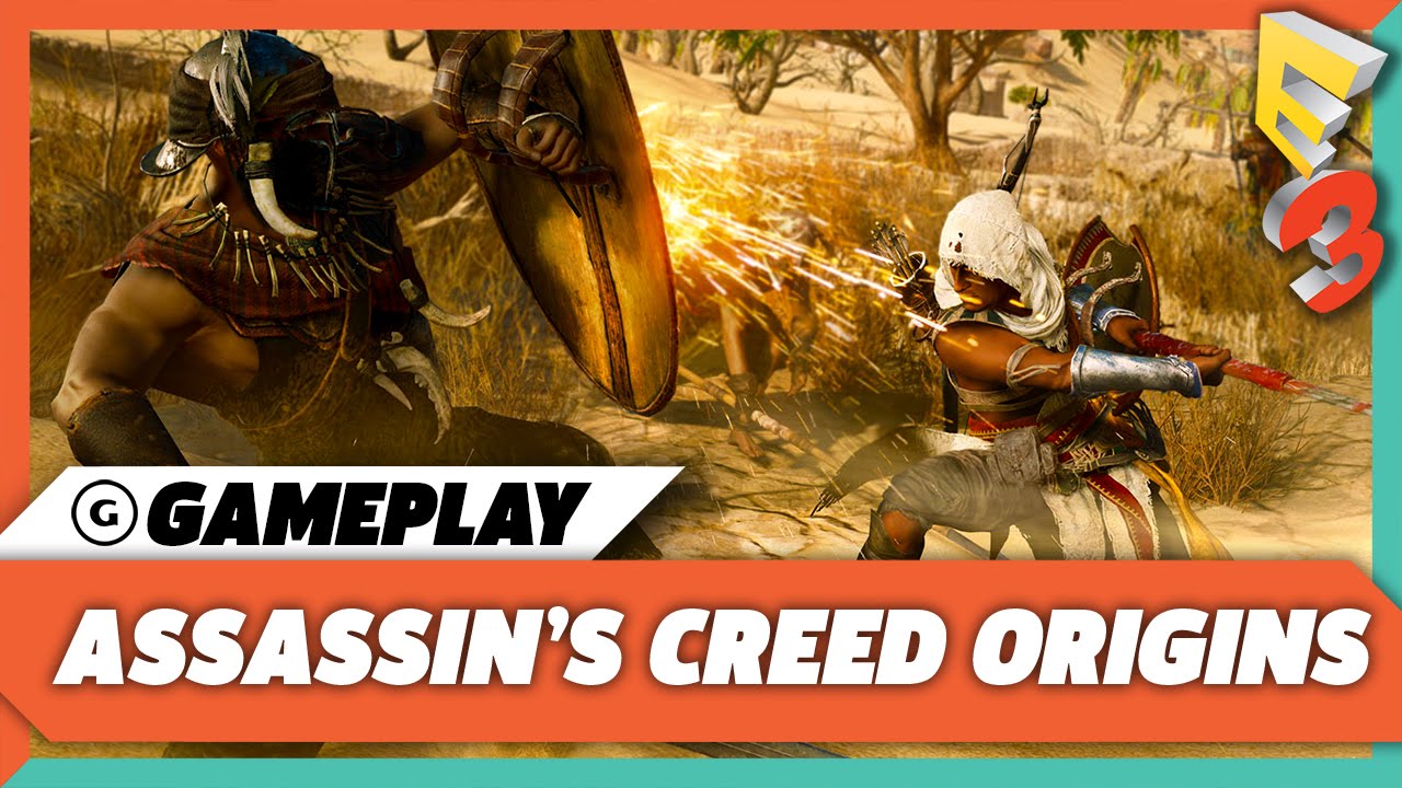 30 Minutes of Assassin's Creed Origins Gameplay on Xbox One X  | E3 2017