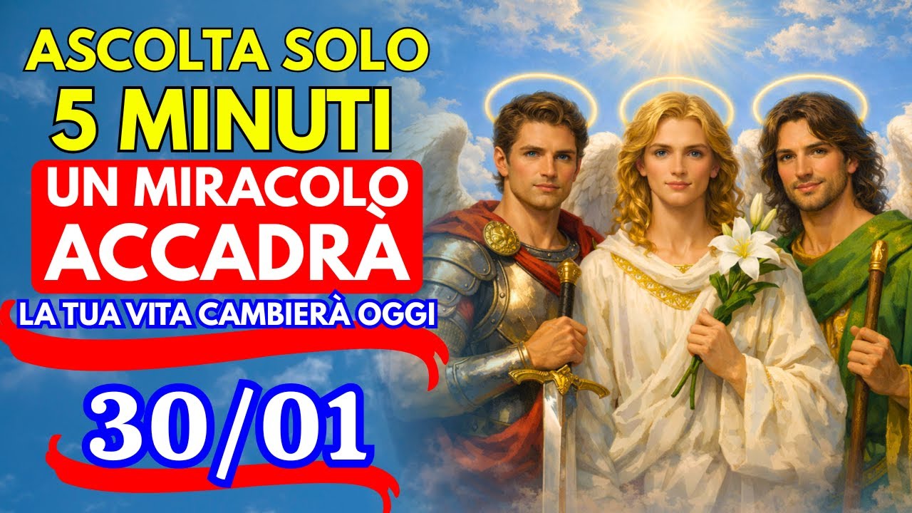 Ricevi 3 Grazie Oggi: Protezione, Salute e Provvidenza Divina! PREGHIERA AI 3 ARCANGELI!