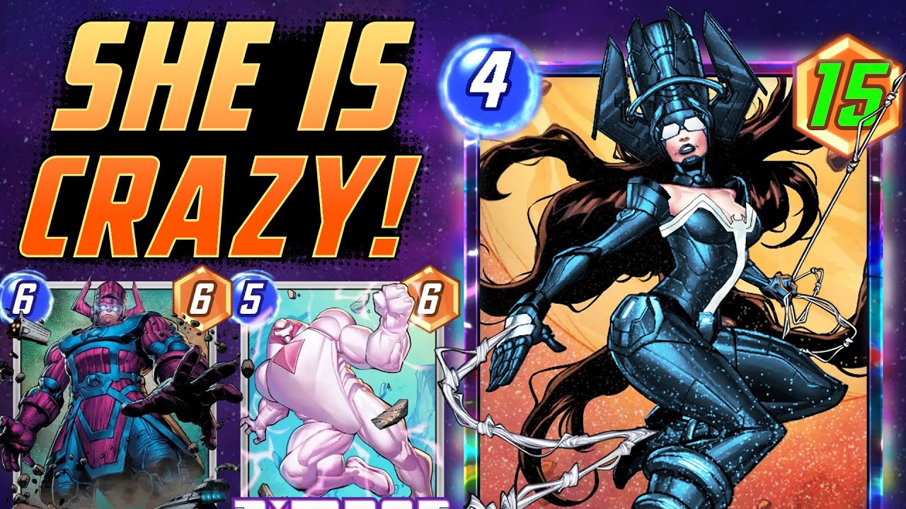 KNEEL BEFORE GALACTA and her 19 power Galactus!!