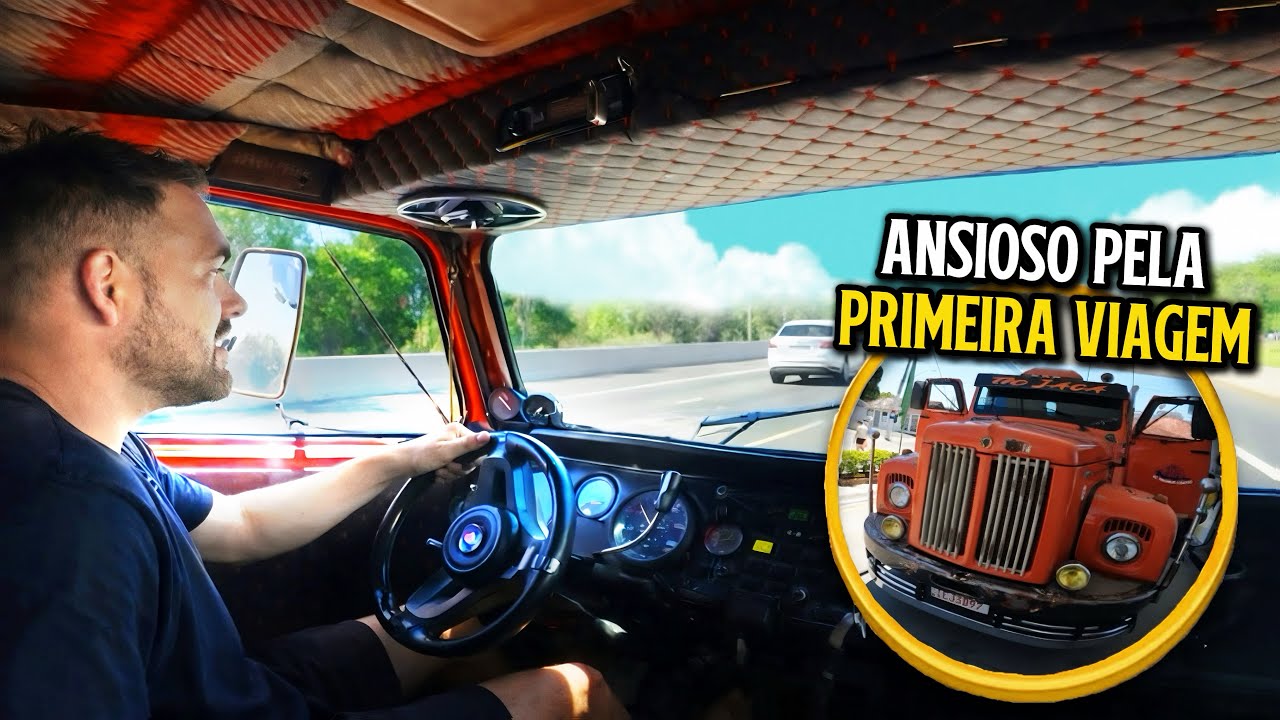 DIRIGI O SCANIA JACARÉ PELA PRIMEIRA VEZ