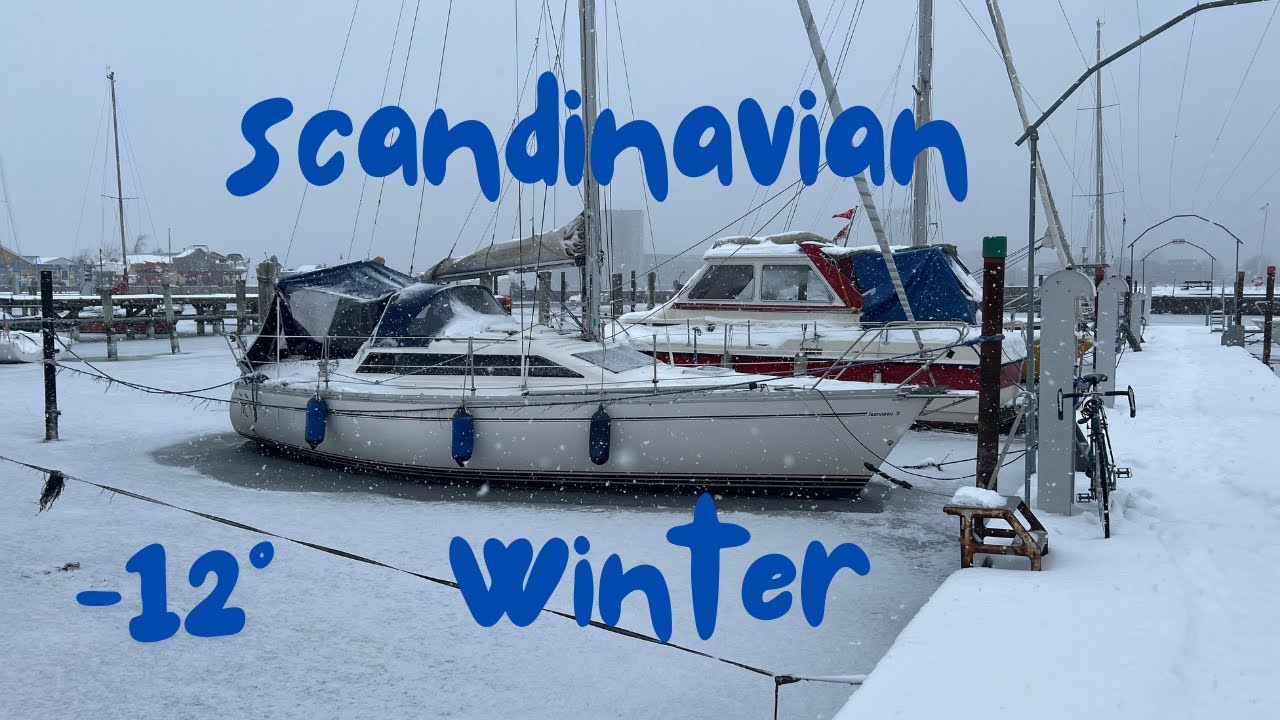 ❄️boatlife in scandinavian winter🇩🇰 -12°