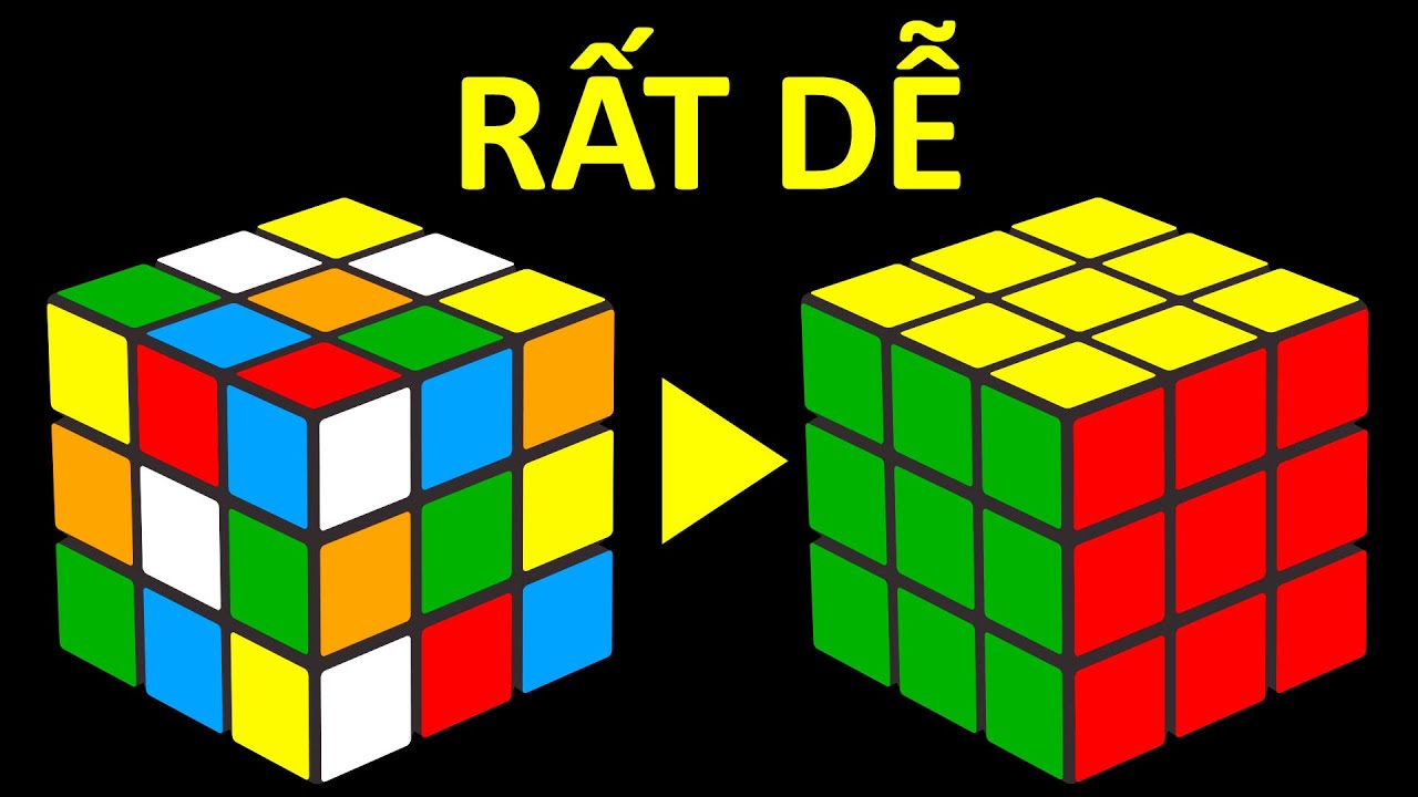 Hướng Dẫn Từng Bước Để Giải Khối Rubik 3x3