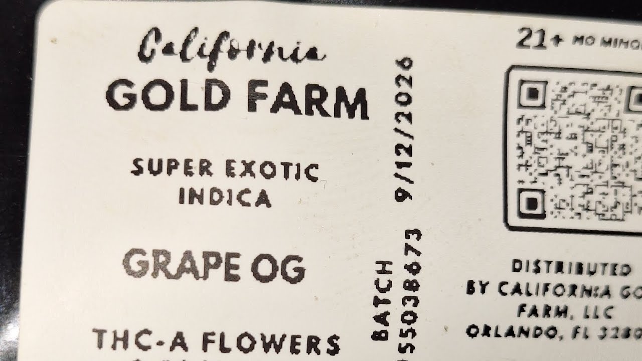 Grape OG California Gold Farm (is it good?) #og #indoorplants #fire 