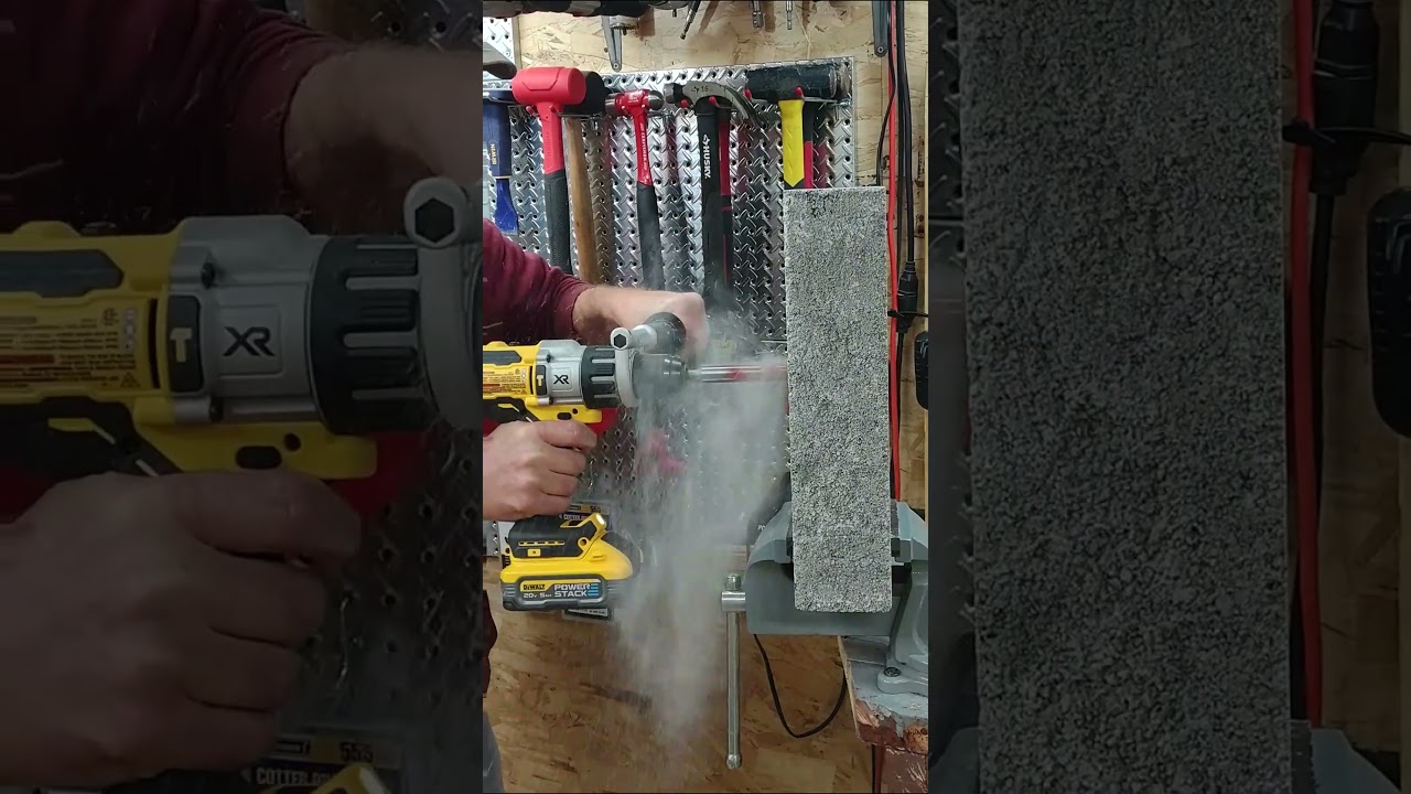DewAlt DCD998B XR Pulverizing Concrete Block #shorts #powertools