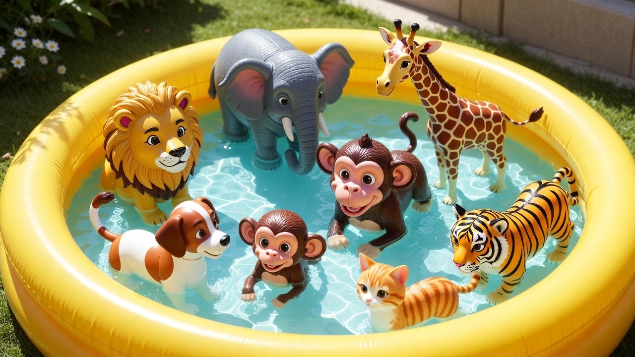 Учим названия животных для детей | Развлекательное и познавательное видео | Видео про животных дл...