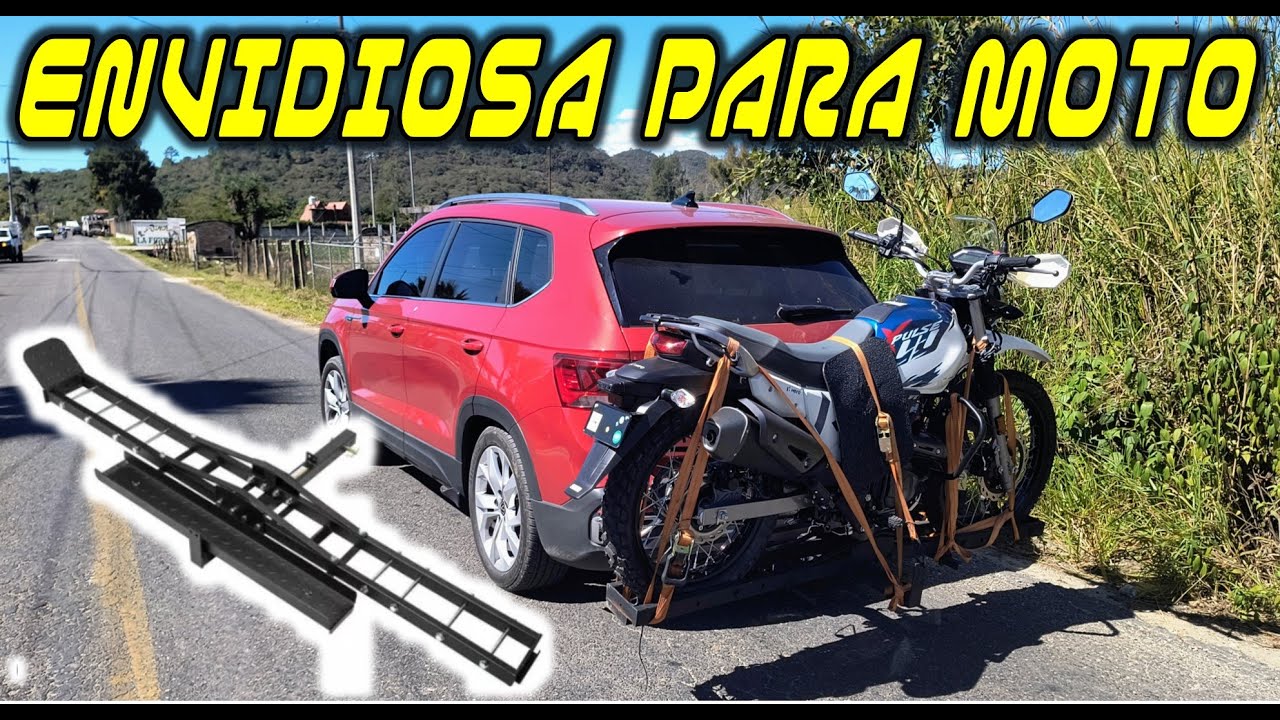 ENVIDIOSA PARA TAOS VW || REMOLQUE PARA MOTO || TRANSPORTA TU MOTO DE MANERA FACIL