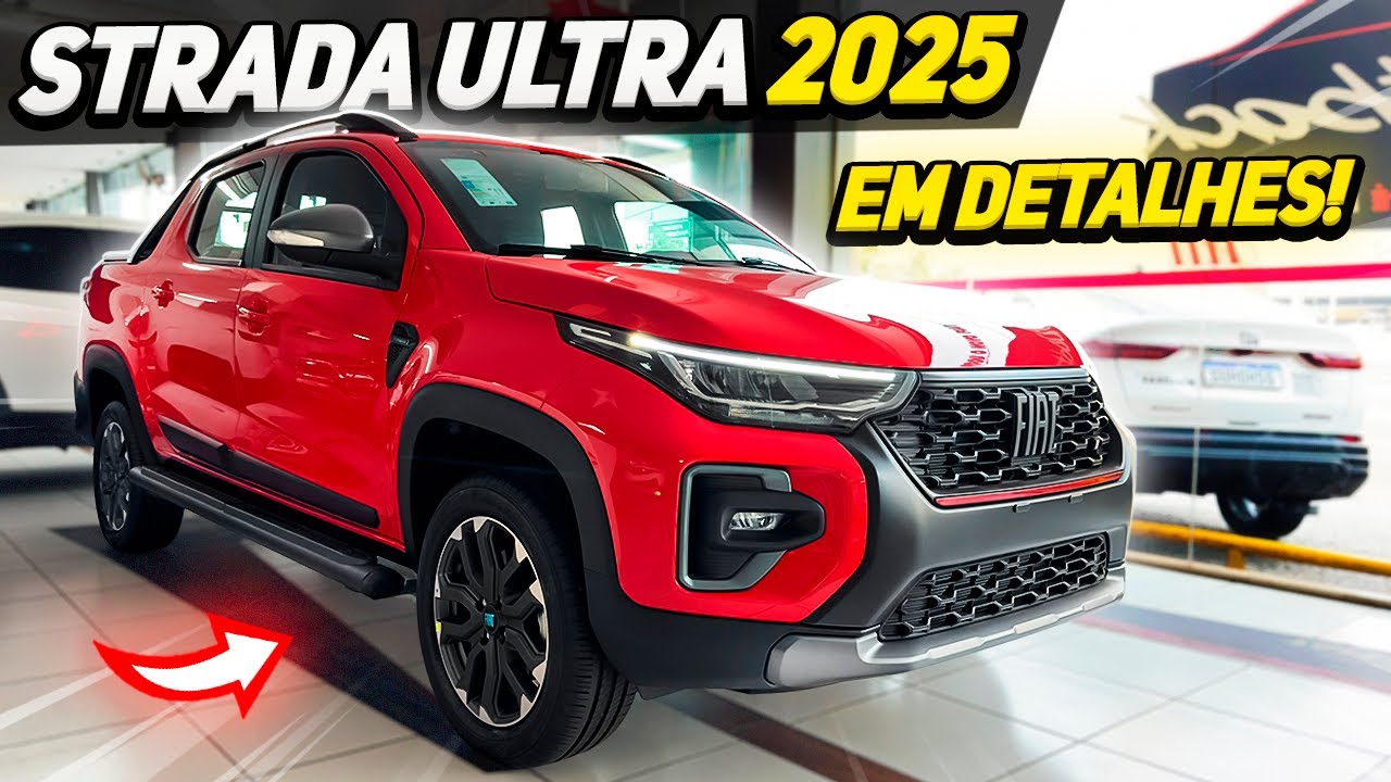 NOVA FIAT STRADA ULTRA CABINE DUPLA 2025 - A MELHOR DO SEGMENTO?