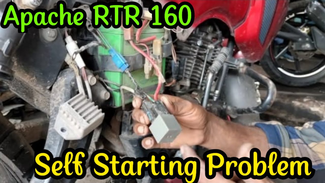 Self Starting Problem || Apache RTR 160 #startingproblem #viralvideo #viralyoutubevideo #youtube