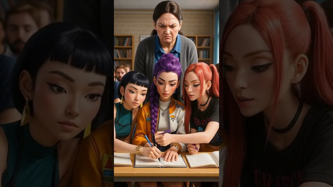 Huntrix Get Caught While Cheating : KPOP Demon Hunters #kpopdemonhunters #huntrix #rumi #mira #zoey