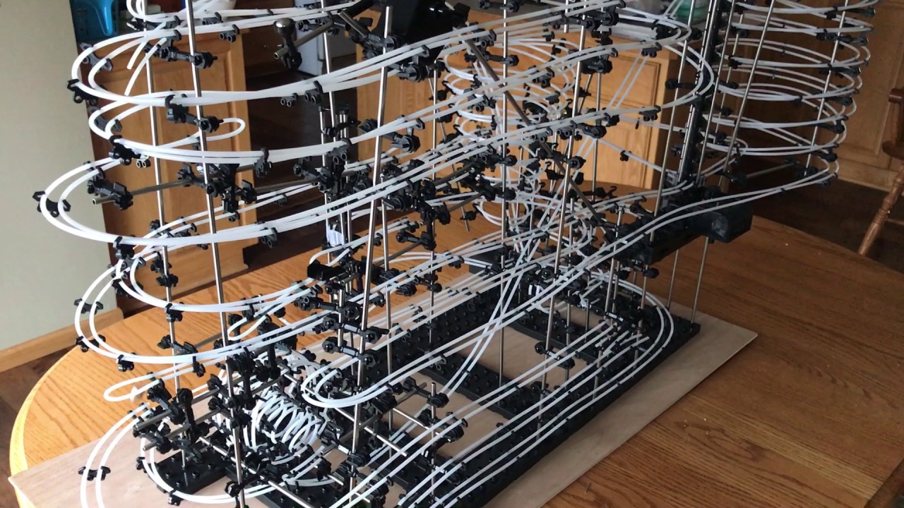 Space Rail Level 9 Marble Coaster complete!