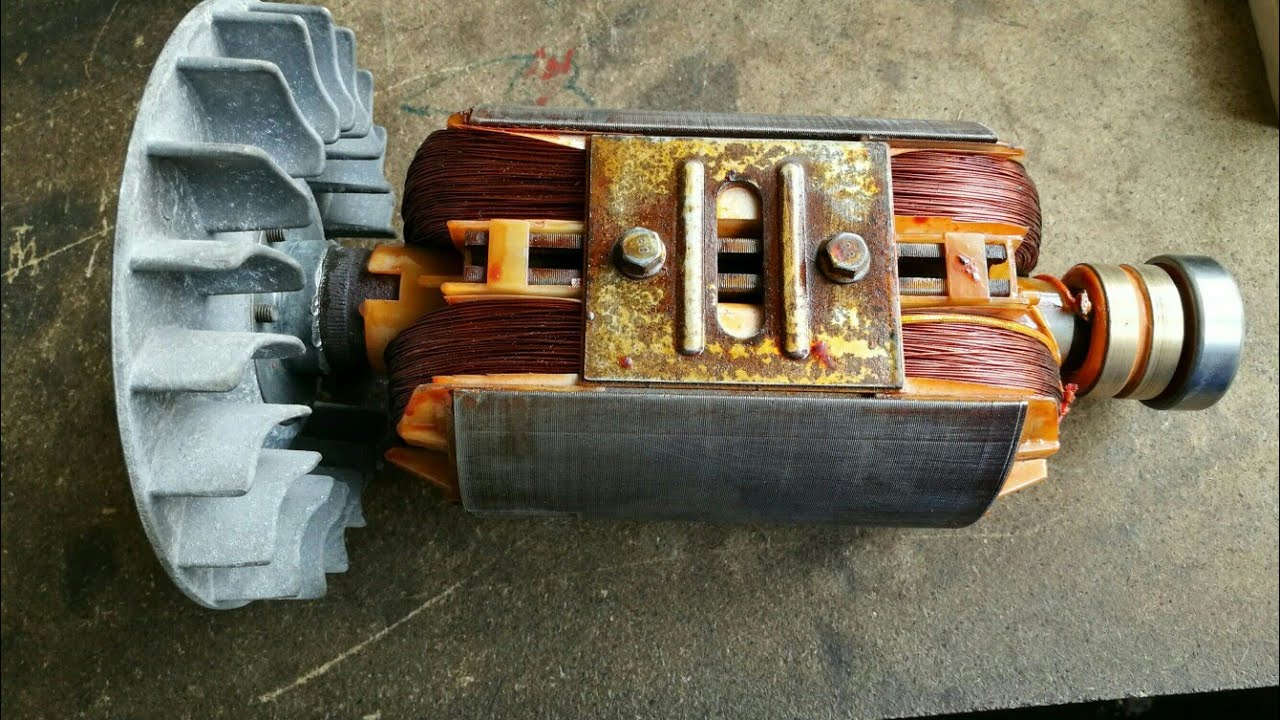 How to Rewinding || Generator Rotor || Singel phase 6 Kv Generator ll Winding help karim