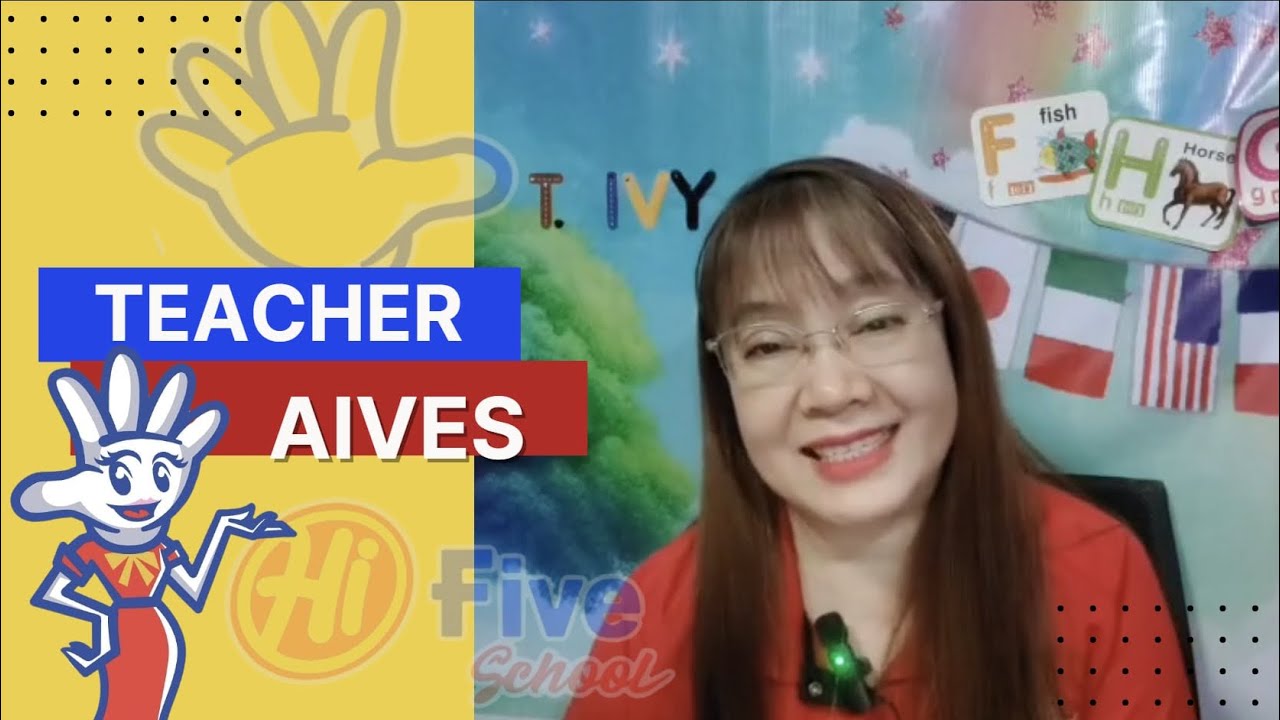 Lektorka Aives z Hi 👋 Five School