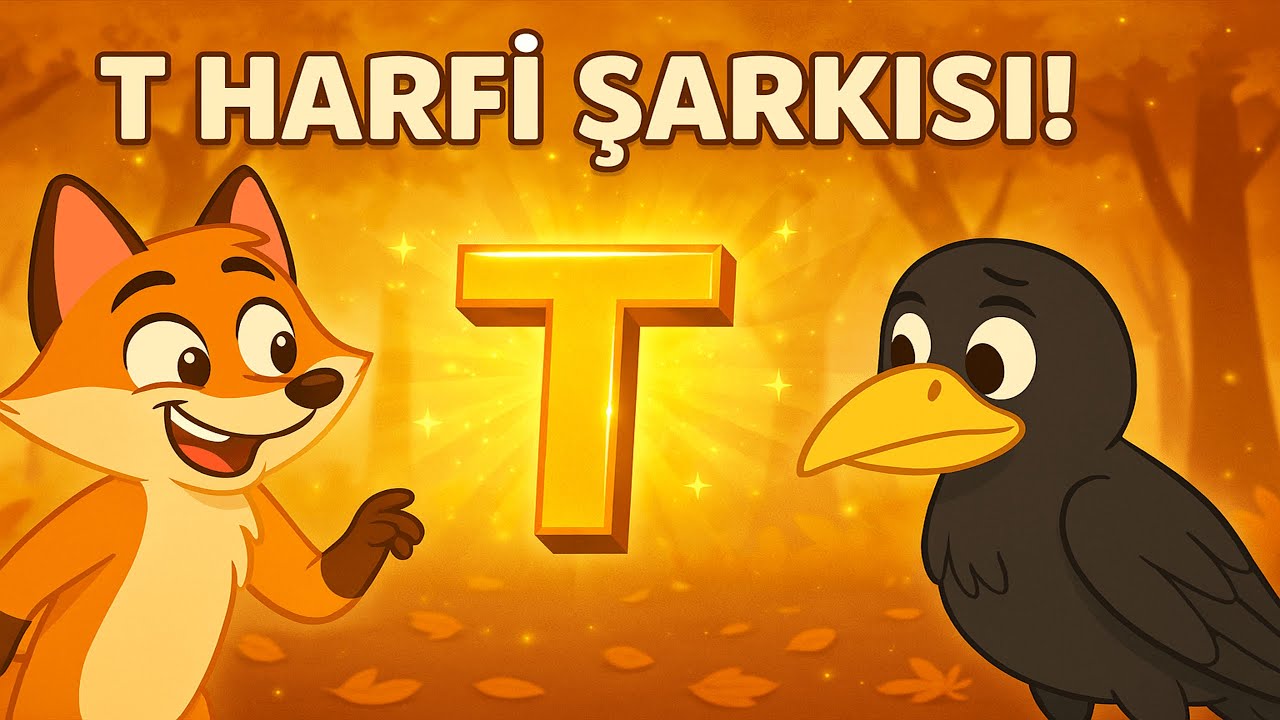 T Harfi Şarkısı 🦊 Kurnaz Tilki’nin Oyunu! | Harfleri Öğreniyorum 🎵