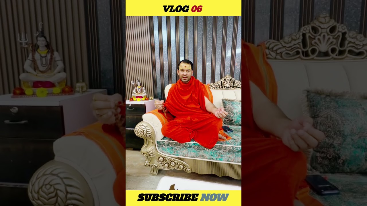 तेज प्रताप यादव || vlog 06|| morning pooja #ytshorts