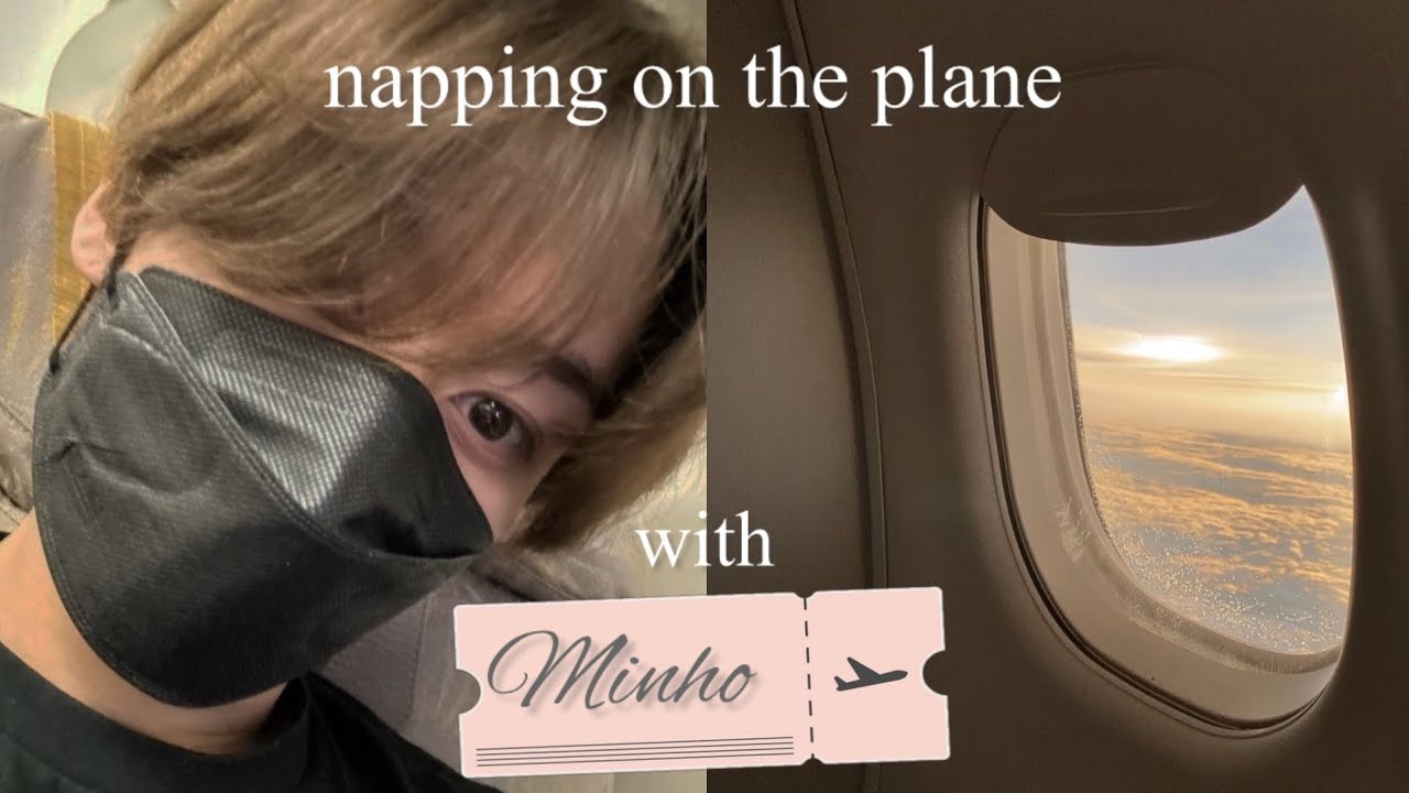 Stray Kids ASMR Napping On The Plane With Minho🐱✈️