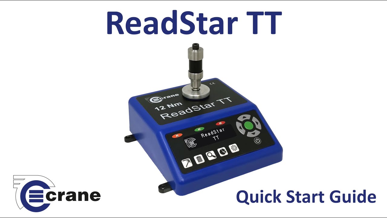 ReadStar TT Torque Tester - Quick Start Guide