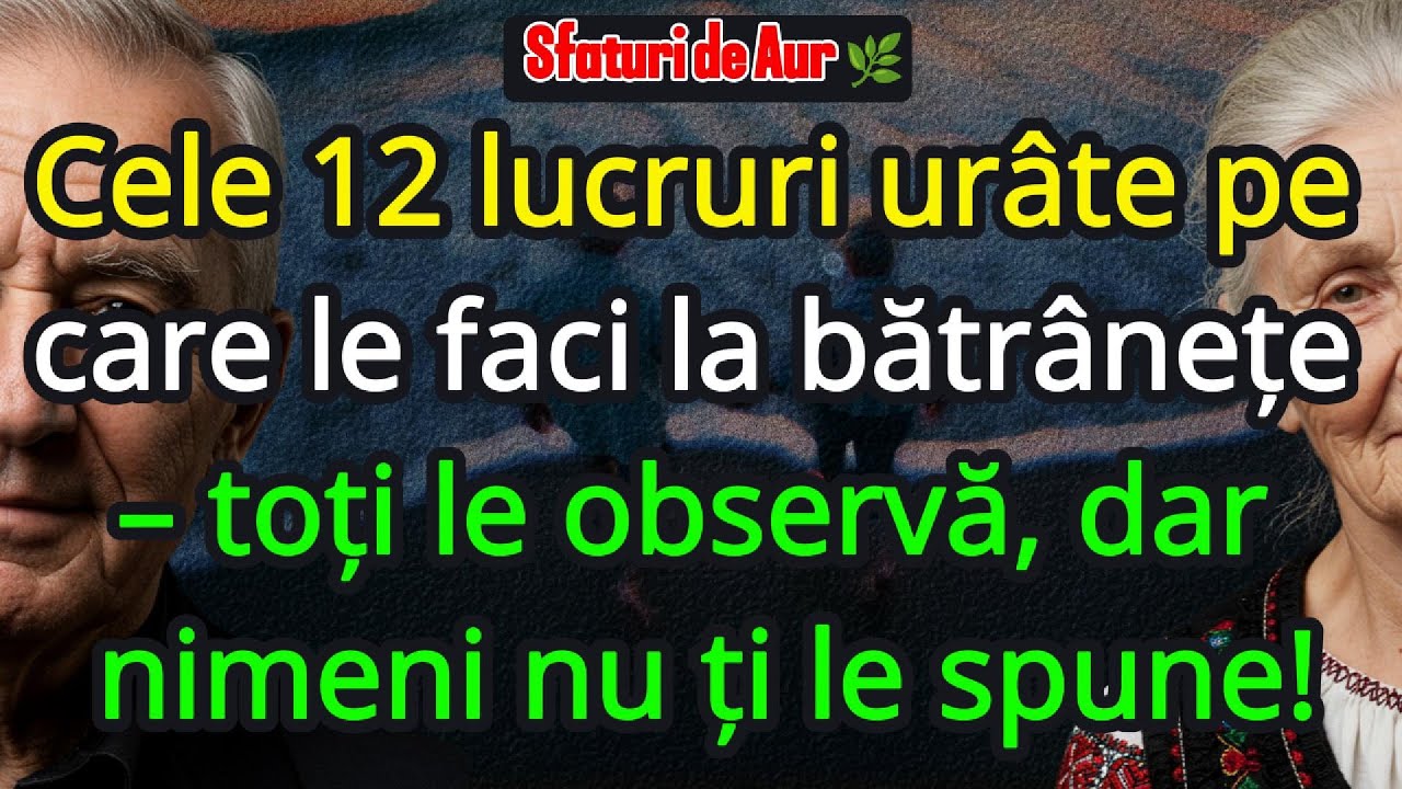 12 obiceiuri urâte la bătrânețe care îi fac pe oameni să se simtă incomod, dar nimeni nu ți le spune