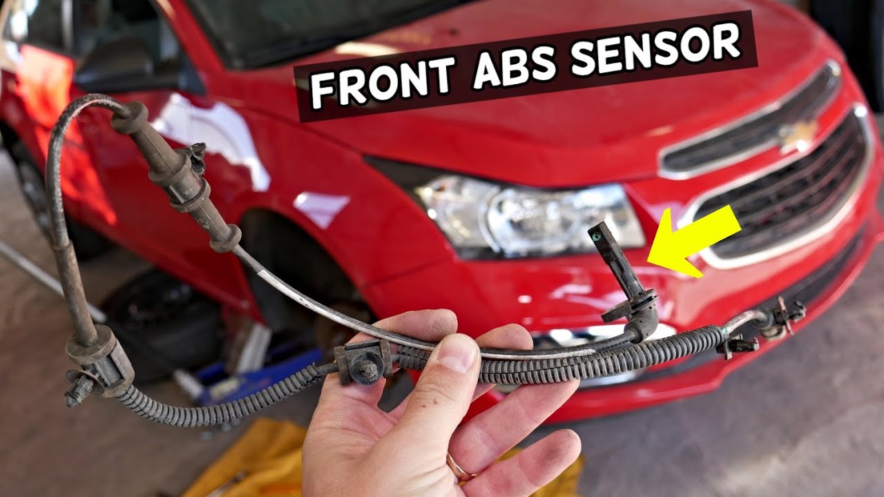 CHEVROLET CRUZE FRONT WHEEL SPEED ABS SENSOR REPLACEMENT REMOVAL | CHEVY CRUZE ABS