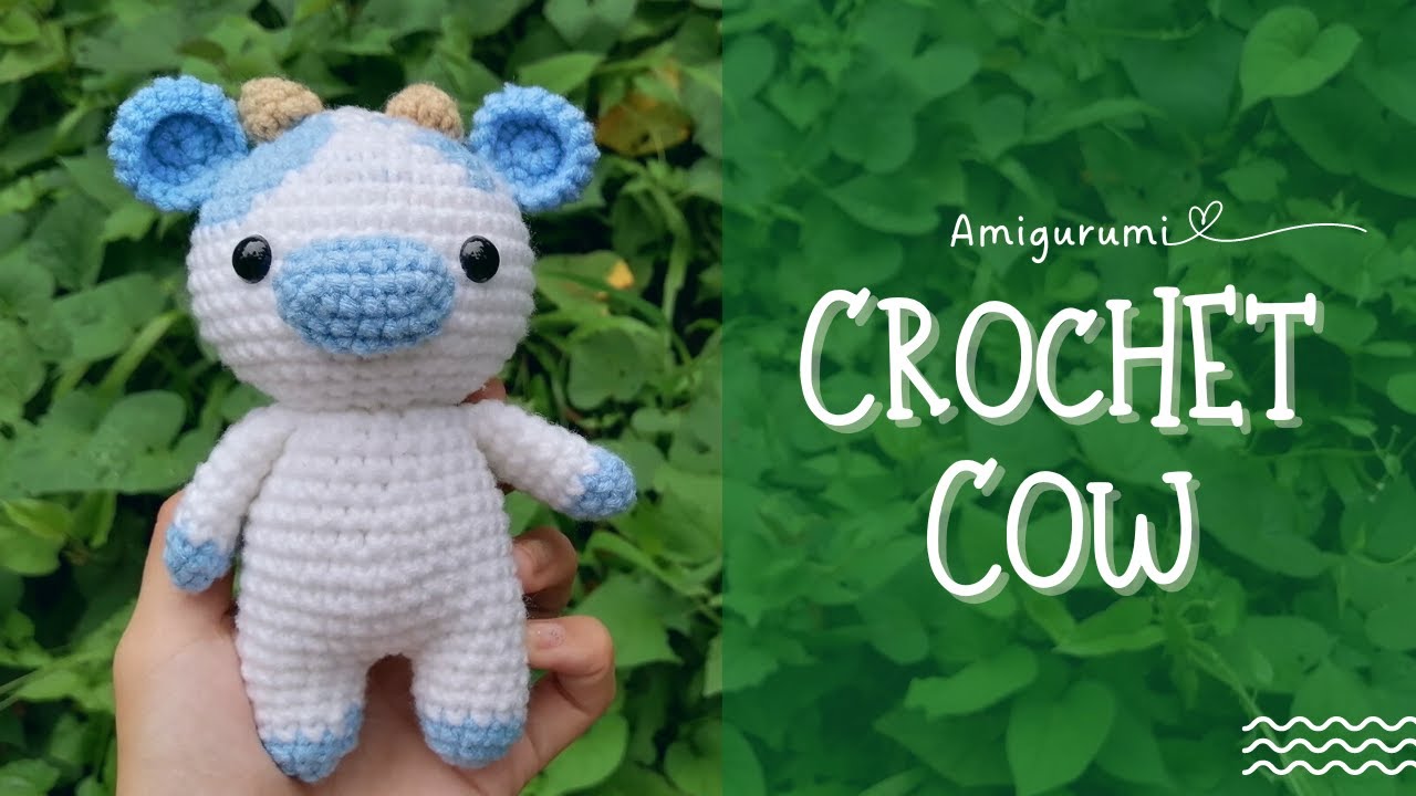 How to Crochet a Cow | Quick Tutorial | Amigurumi