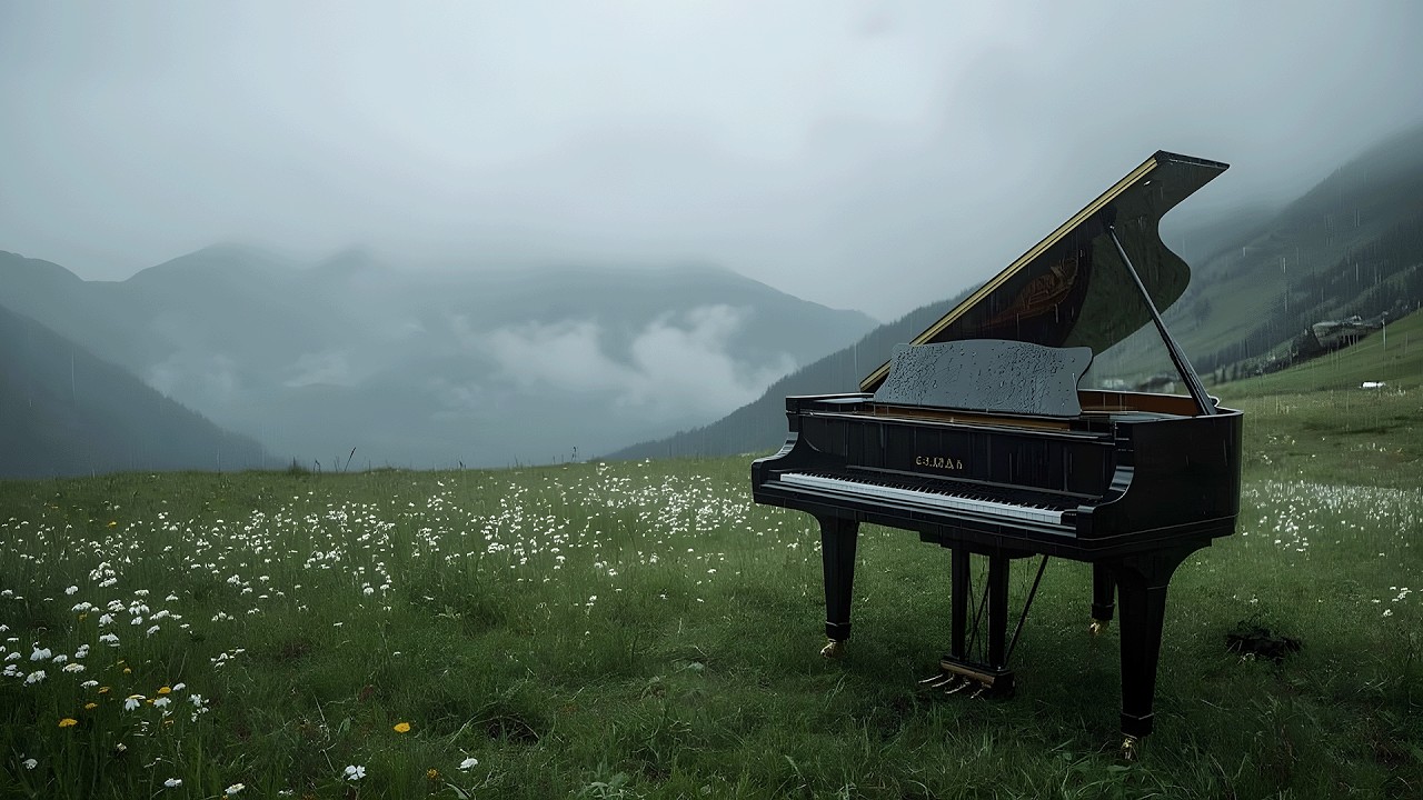 Misty Mountain Piano 🌿 1 Hour of Soft Relaxing Piano Music for Focus, Study & Calm