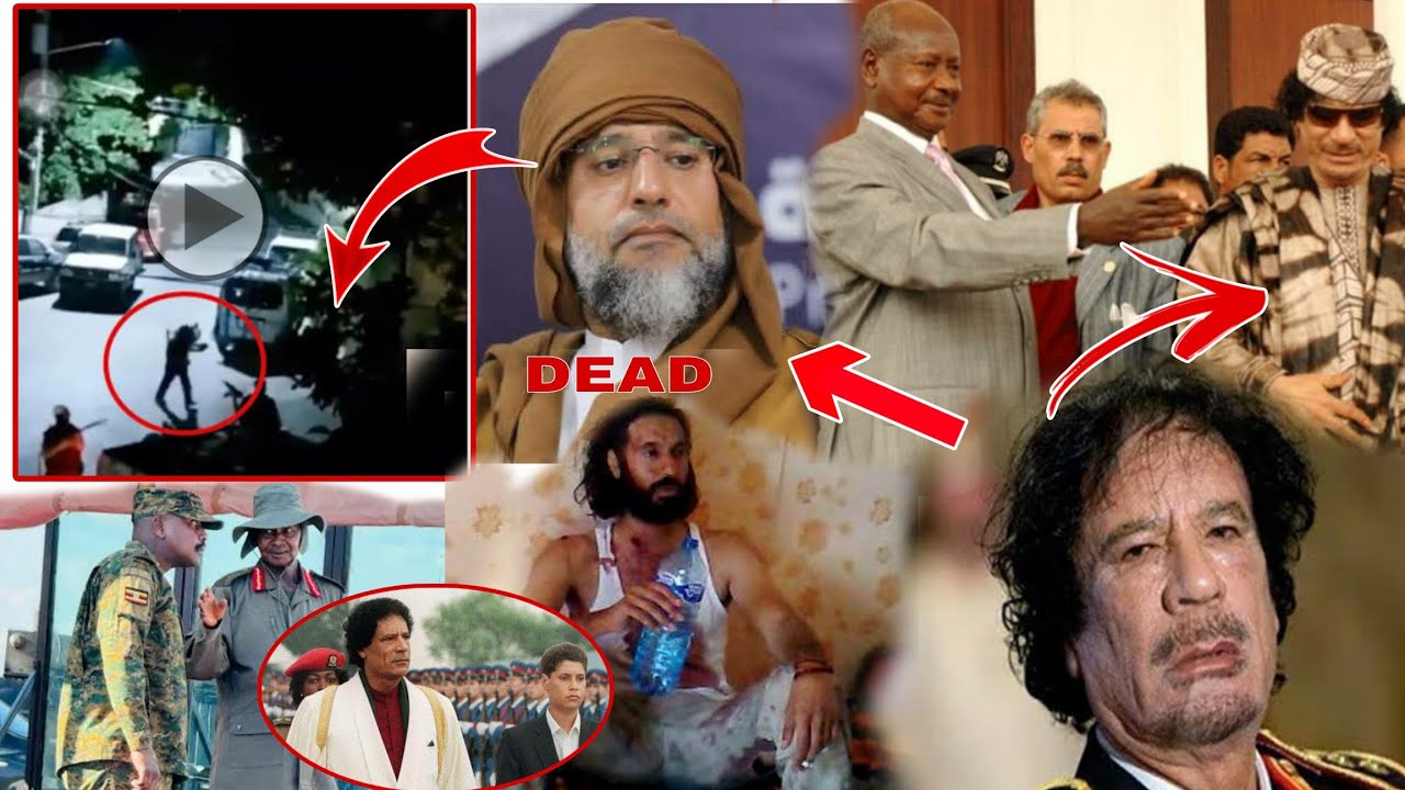 Ho! Bamukubye Amasasi N'affirawo Mutabani Wa President Gaddafi,Family Eweddewo Museven Ali Mu Bulumi