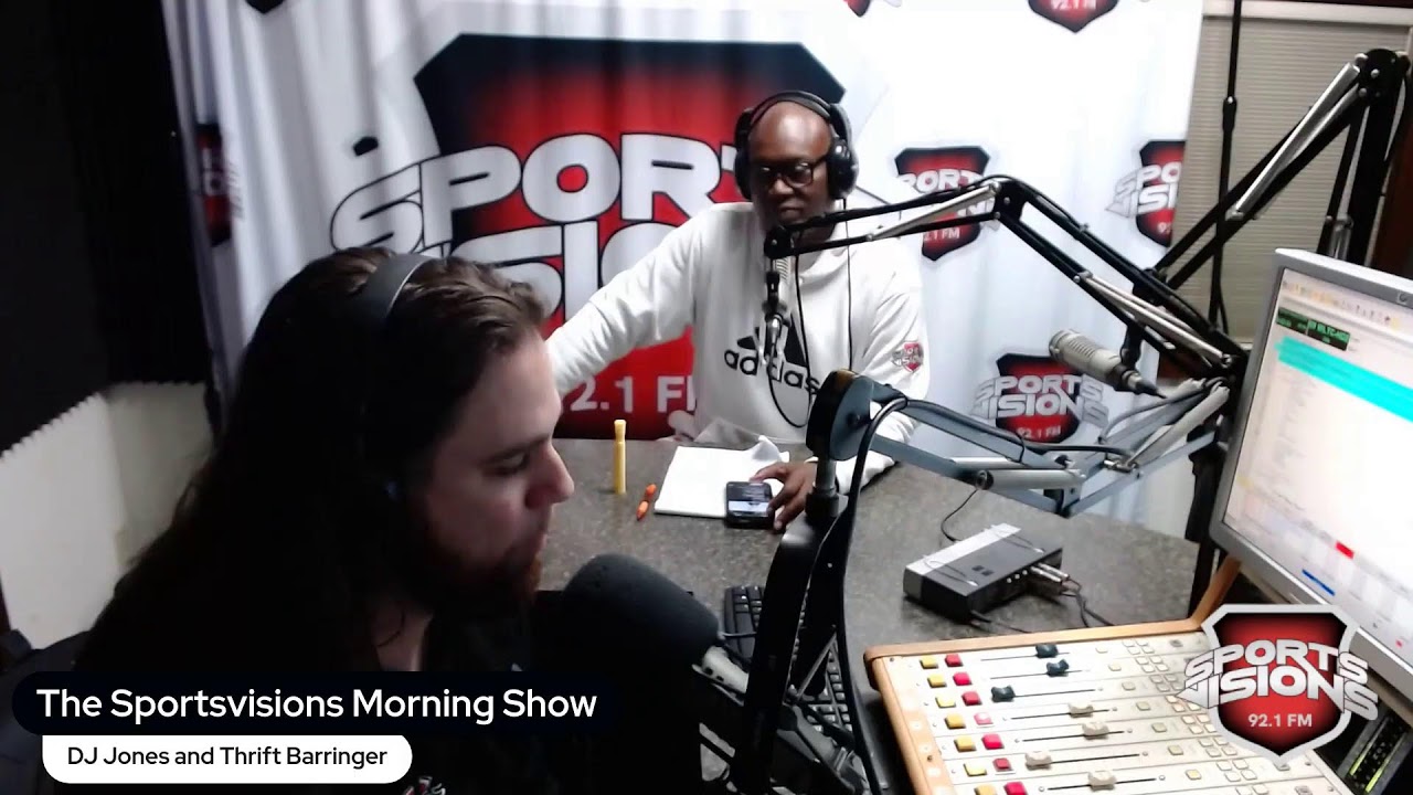 The Sportsvisions Morning Show with DJ Jones and Thrift Barringer