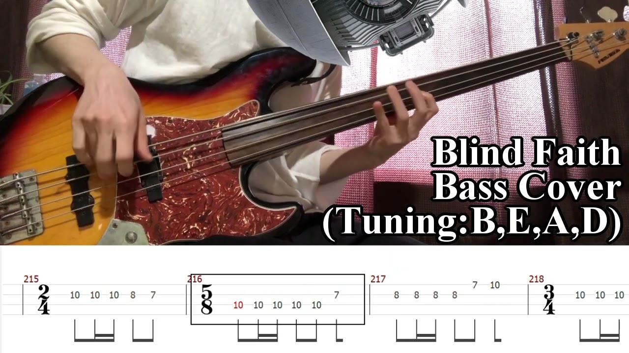 Dream Theater - Blind Faith (Bass Cover + Tab)
