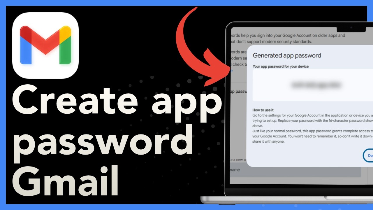 How To Generate & Create App Password In Gmail Account
