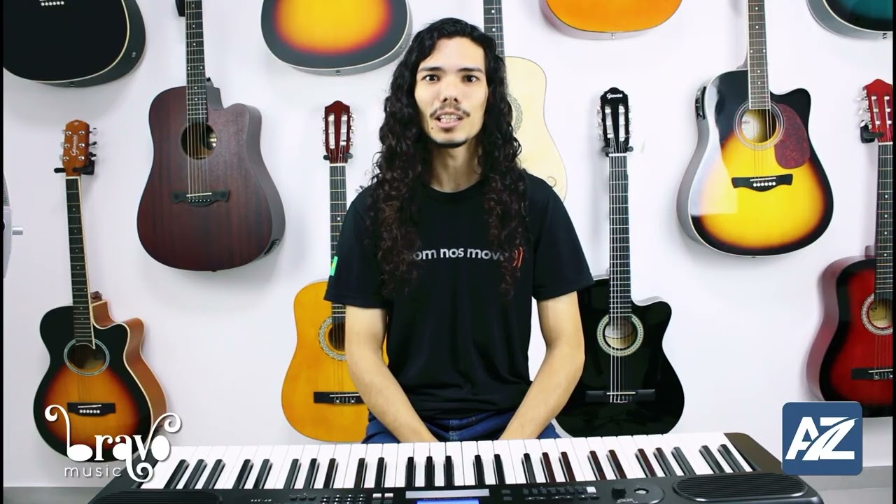 TECLADO BRAVO BP-399: TECLAS SENSITIVAS, 500 TIMBRES E CONEXÃO BLUETOOTH!