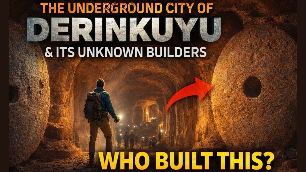 Derinkuyu: The Underground City Built by a Lost Civilization Beneath Turkey