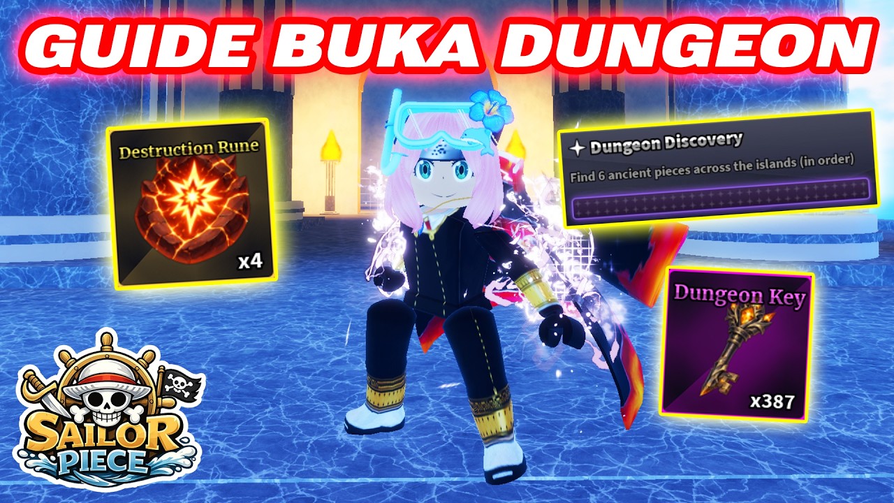 GUIDE CARA MENYELESAIKAN QUEST DUNGEON DI SAILOR PIECE