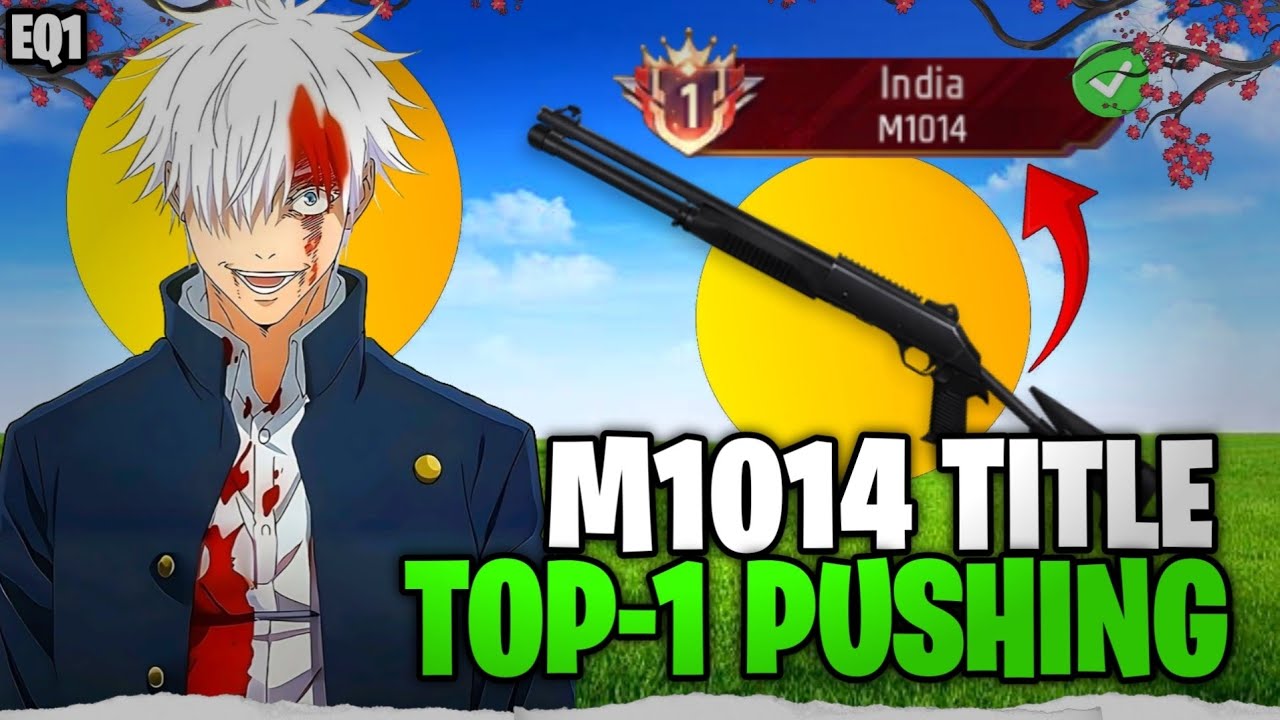 Pushing Top 1 Title in (M1014) 🤯 || in just 24 hour  💀 || Region Top 1 Pushing EQ1