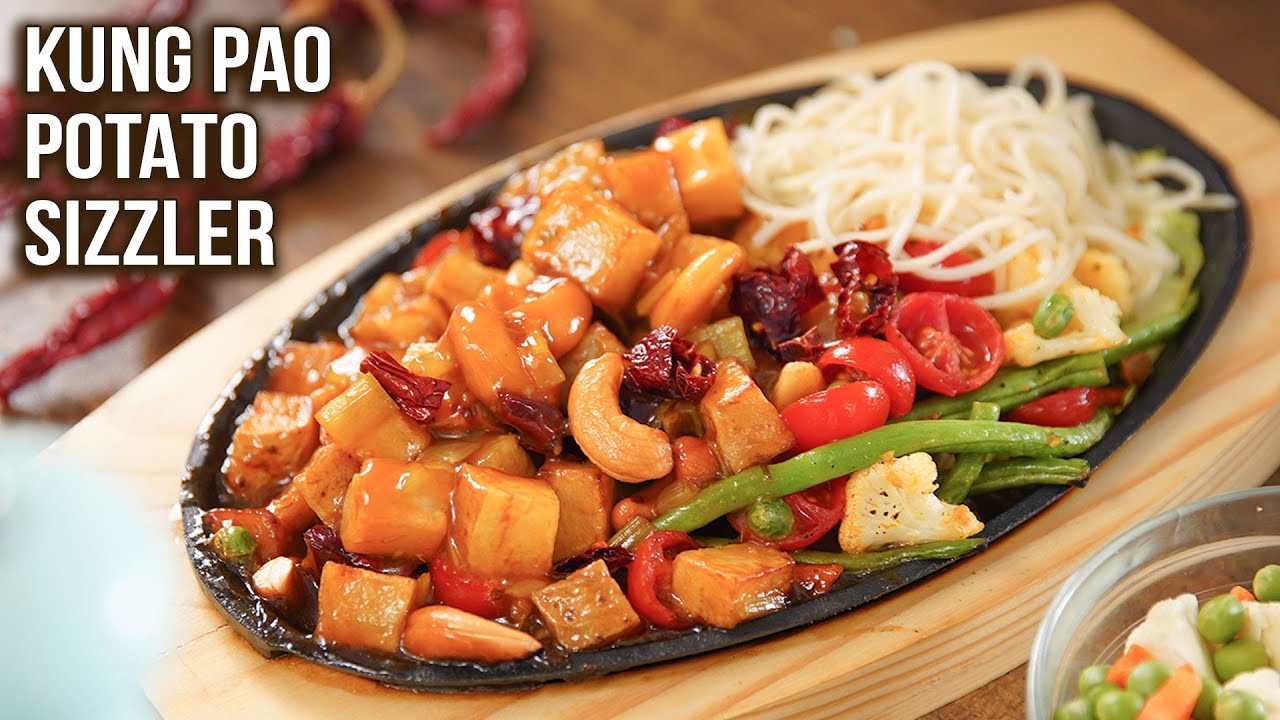 How to Make Veg Sizzler | Kung Pao Potato Sizzler Recipe | Sweet and Sour Paneer Sizzler | Varun
