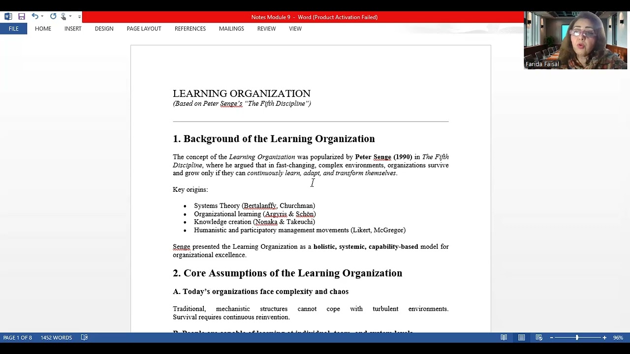 Learning Organization