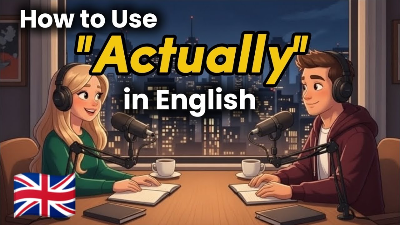 How to Use “Actually” in English|6 Real Meanings Explained | Podcast Conversation|Easy English talks