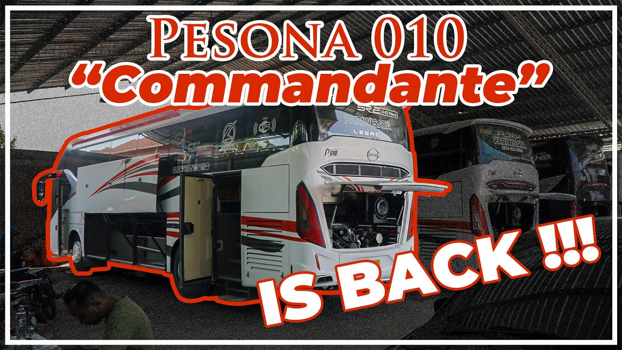 GAK ASAL MODIF !! Ini Cara Saya Merapihkan Interior Bus Supaya Lebih Segar. | Vlog Garasi Bus Pesona