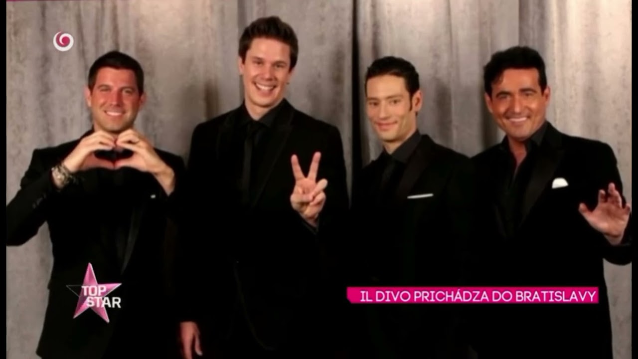 IL DIVO Interview  Top Star  Noviny TV Bratislava 11 9 2024