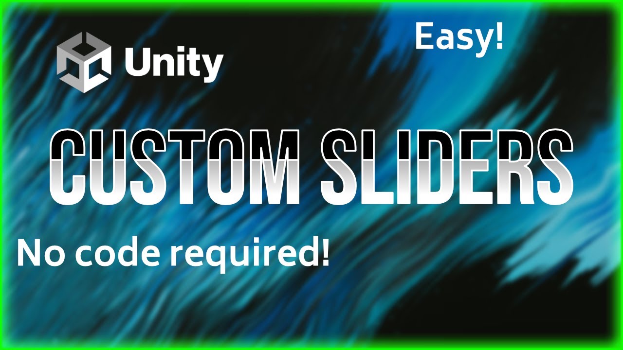 How to make a CUSTOM SHAPED SLIDER in UNITY