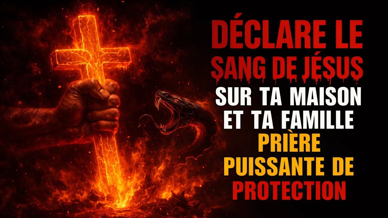 INVOQUE LE SANG DE JÉSUS SUR TA MAISON et TA FAMILLE | PSAUME contre les Attaques Maléfiques