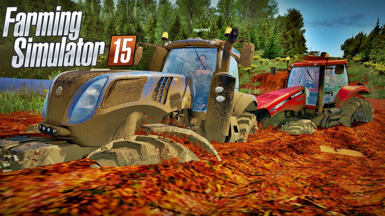 Trator Atolado na Lama - Farming Simulator 2015 + Logitech G27