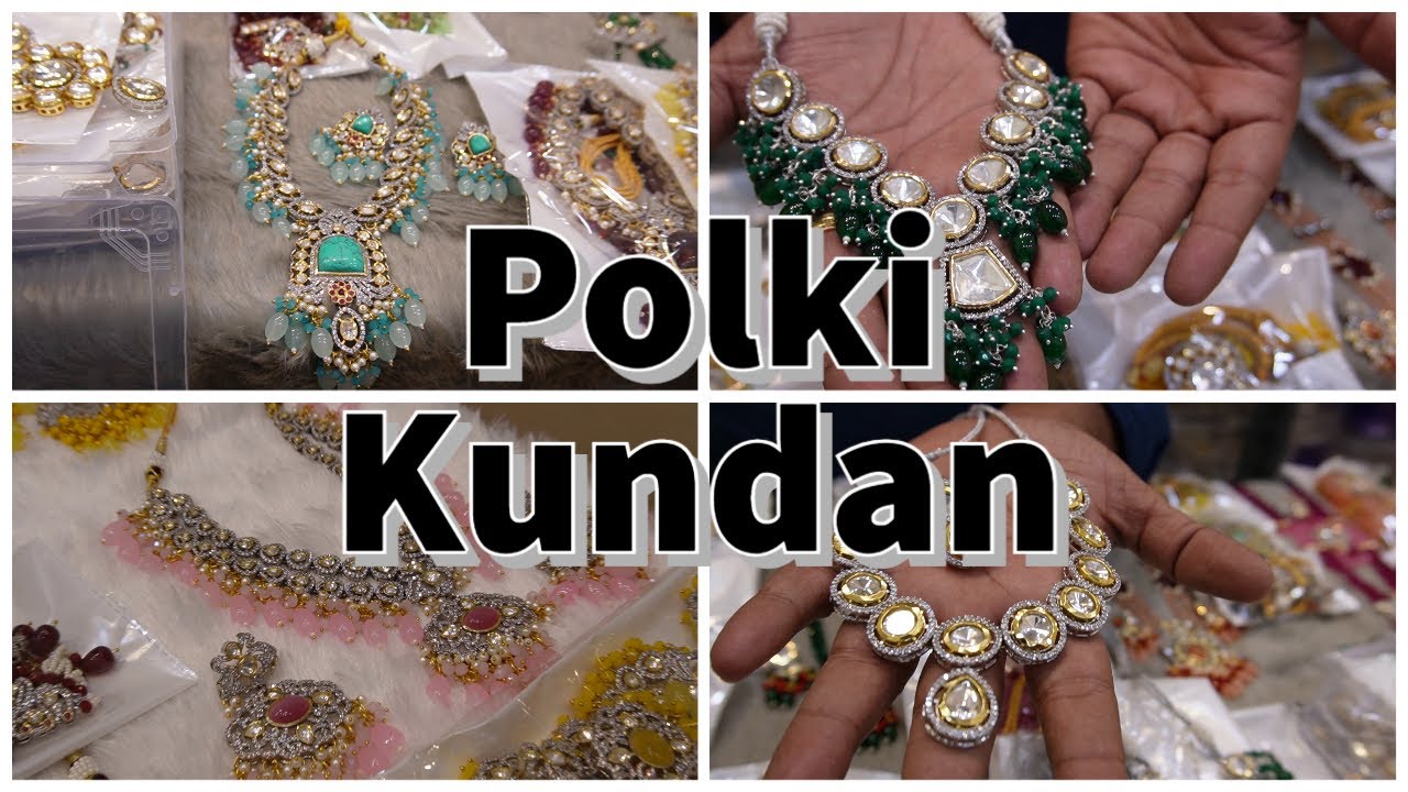 Polki Tayani Kundan Jewellery Wholesale | Premium Kundan Jewellery Wholesale | Kundan Jewellery