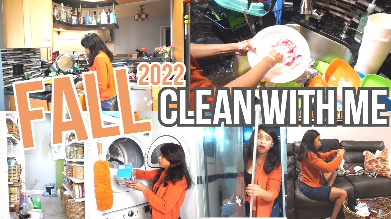 FALL CLEAN WITH ME! / EXTREME CLEANING MOTIVATION / ALL DAY CLEAN WITH ME 2022 / HOUSE CLEANING