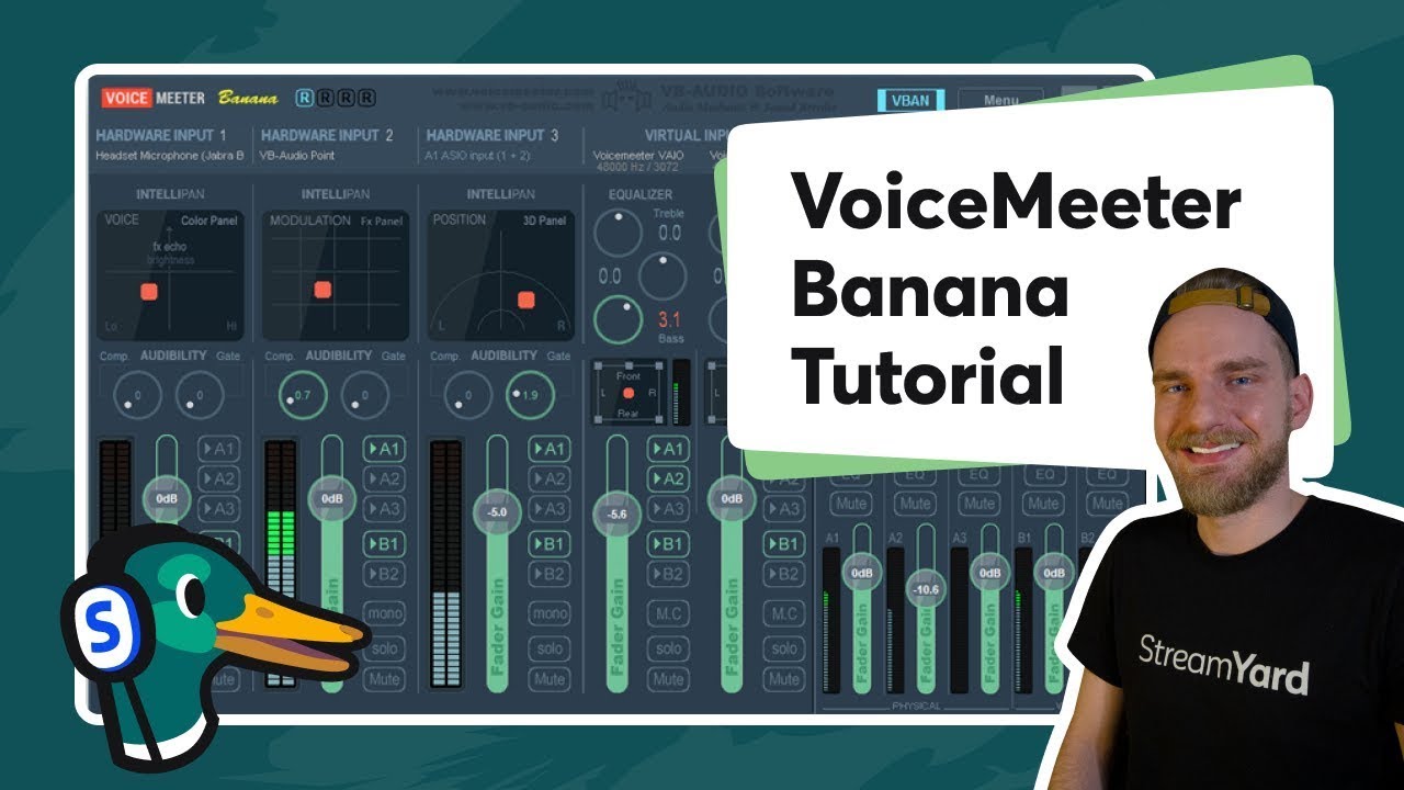 Как настроить VoiceMeeter Banana для прямой трансляции