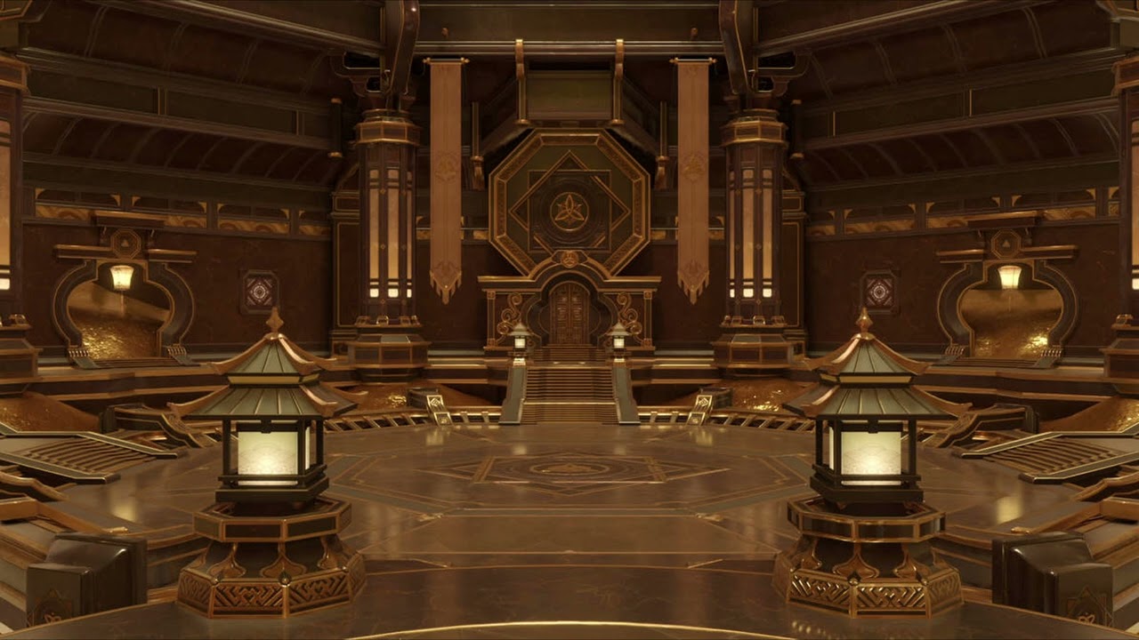 Tartaglia Boss Battle Theme Phase 1 'Never-Ending Performance' but you're inside the Golden House