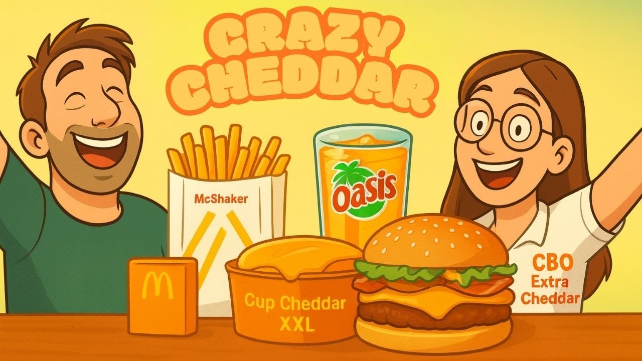 Nous dégustons les burgers CRAZY CHEDDAR de McDonald's !