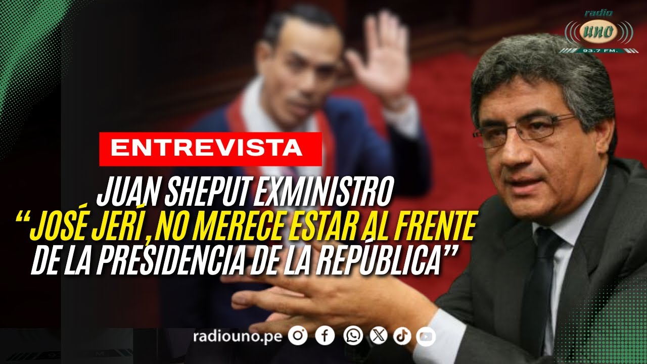 Exministro Juan Sheput: 