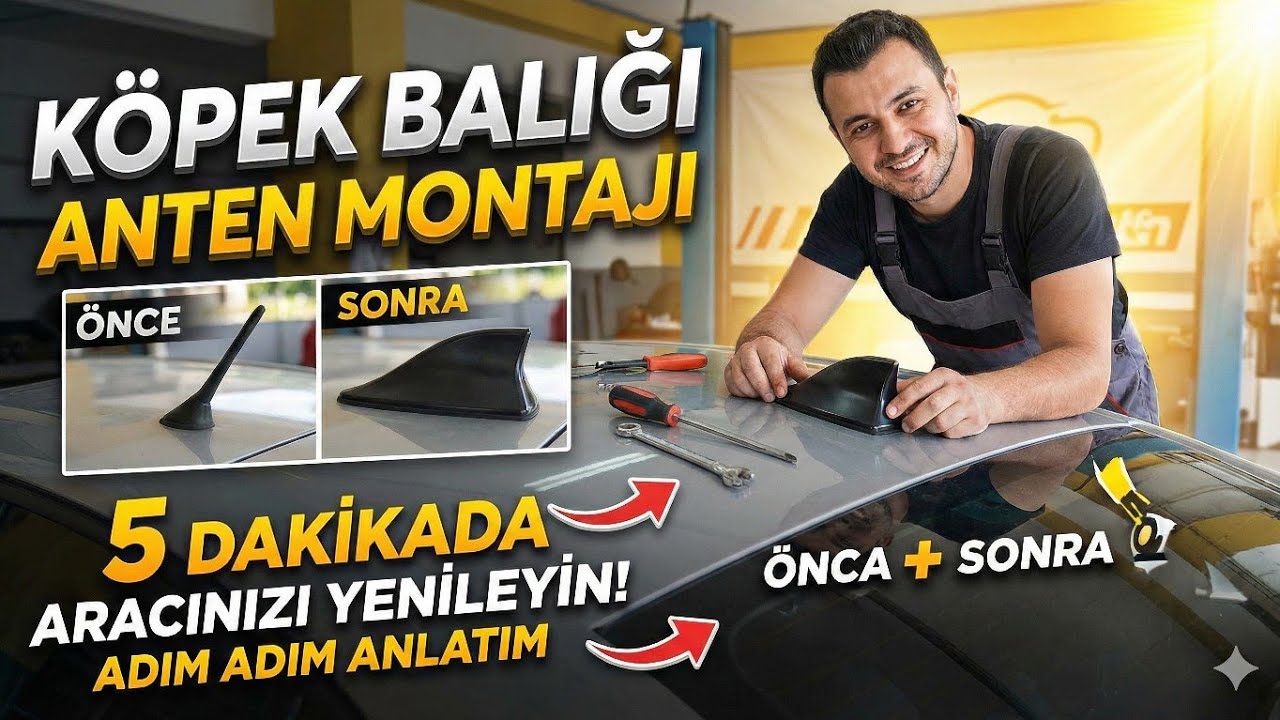 EGEA SHARK KÖPEKBALIĞI ANTEN MONTAJI