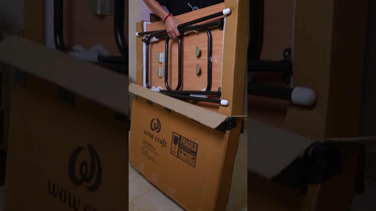 Unboxing Foldable And Portable 2 Seater Dinning Table Under 1899Rs 